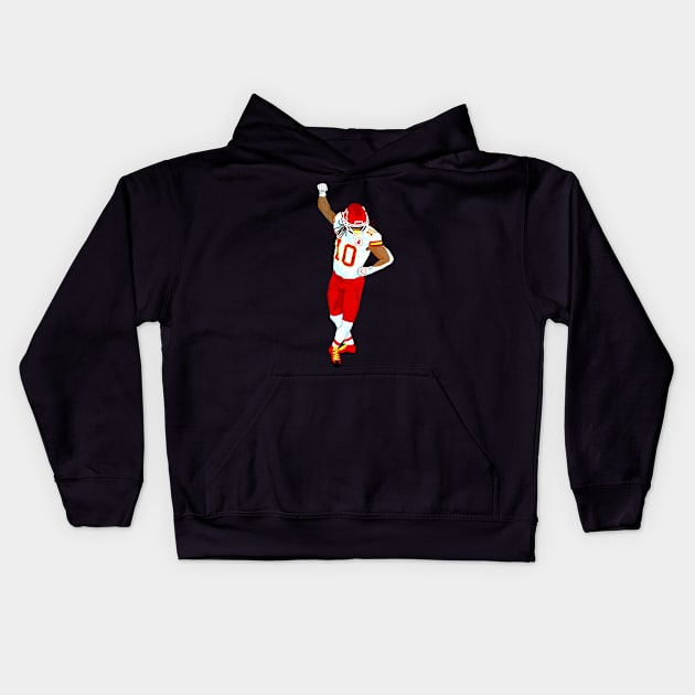 Isiah Pacheco 10 - kc chiefs Kids Hoodie by Qrstore